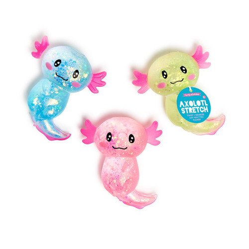 AXOLOTL GLITTER SQUISHY TOY - 44690
