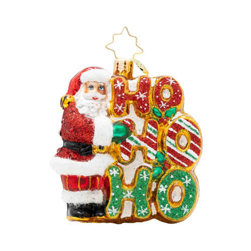 MERRY HO HO HO SANTA GEM - 1022726