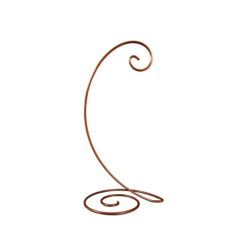 SPIRAL ORNAMENT STAND - COPPER - SMALL - 19854