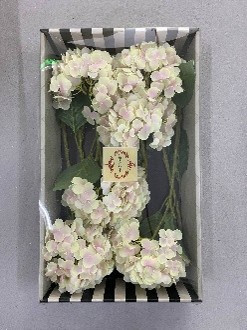 VIBRANT PINK WHITE HYDRANGEA - NATURAL TOUCH - 09-60304-PK