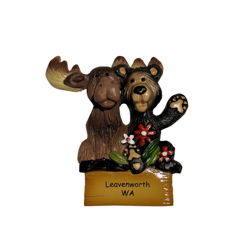 MOOSEBEARY FRIENDS LEAVENWORTH MAGNET - 50026