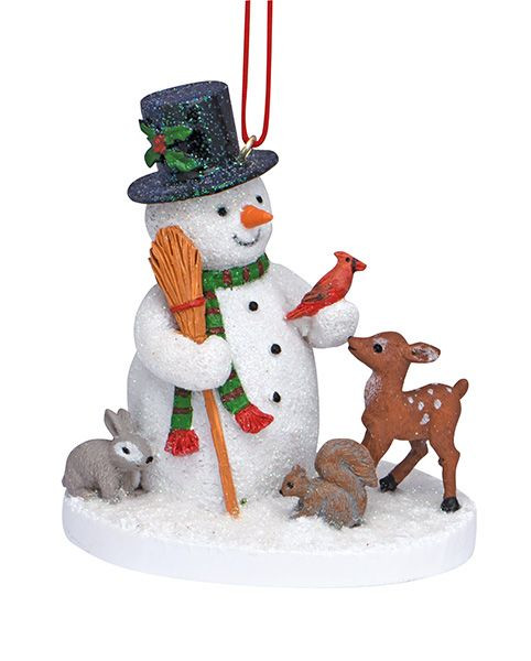 LEAVENWORTH SNOWMAN AND FRIENDS ORNAMENT - 878-94