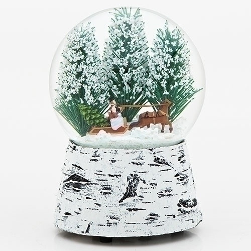 HORSE SLEIGH WATERGLOBE - 130010