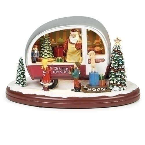 SANTA TRAILER ROTATING - 133422