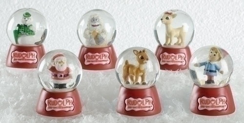 RUDOLPH SNOWGLOBES - 39225