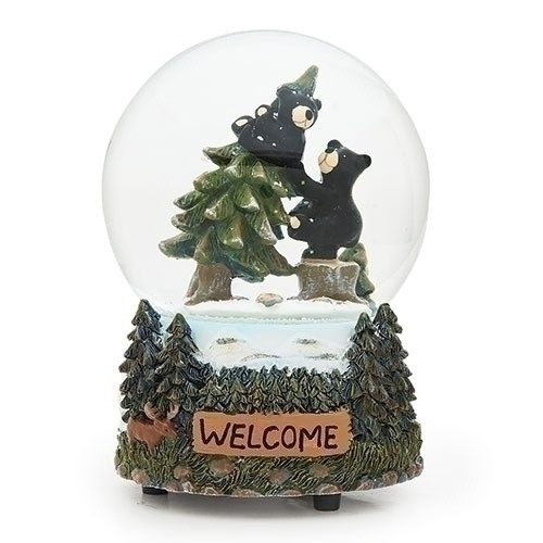 BLACK BEAR WATERGLOBE - 30217 BLACK BEAR WATERGLOBE - 30217