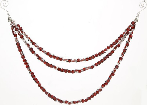 RUBY JEWEL SWAG - 02-73186-RED