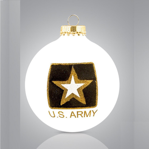 ARMY GLASS ORNAMENT - 153