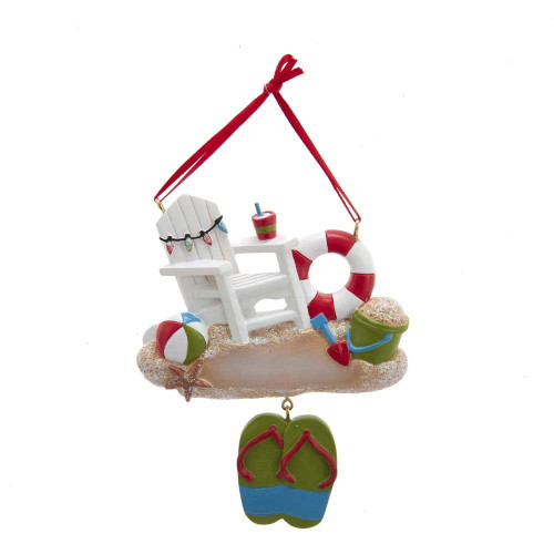 BEACH CHAIR W/ SANDALS BEACH CHAIR W/ SANDALS