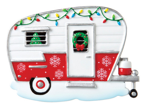 CHRISTMAS CAMPER ORNAMENT - OR1838 CHRISTMAS CAMPER ORNAMENT - OR1838