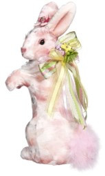 Standing Pink Rabbit by Mark Roberts