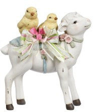 Vintage Lamb with Chicks by Mark Roberts