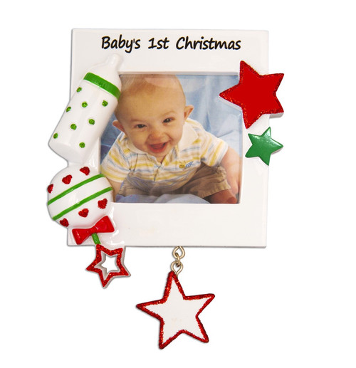 BABY'S FIRST FRAME ORNAMENT - PF600-RG