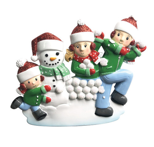 3 SNOWBALL FAMILY ORNAMENT - OR1788-3