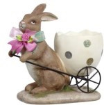 Rabbit with Egg Cart by Mark Roberts