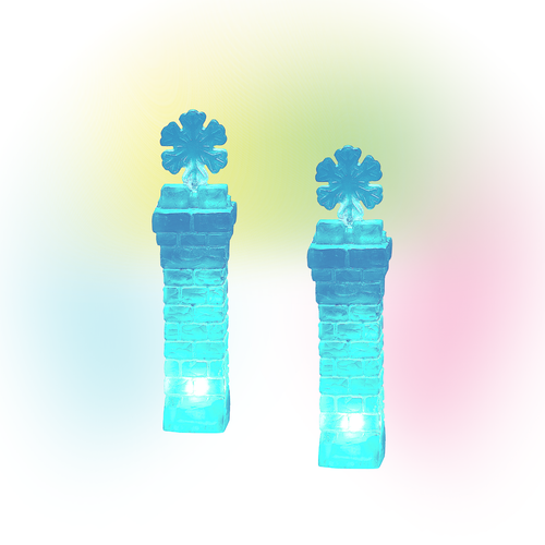 LIT ICE CASTLE CORNERS - 6003186