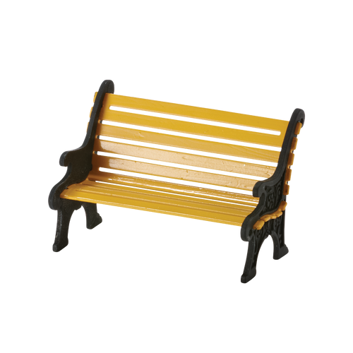 VILLAGE - CITY WROUGHT IRON PARK BENCH - 4025440
