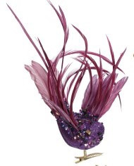 Birds of a Feather Purple Bird Clip by Mark Roberts