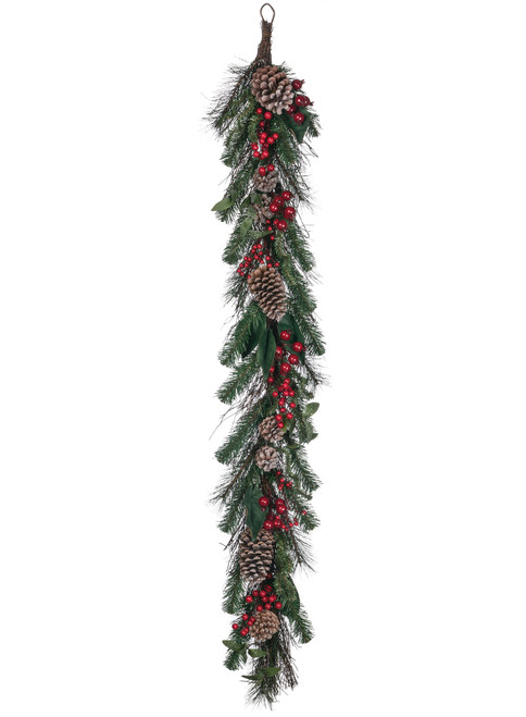 PINE/BERRY TWIG GARLAND - GD1285