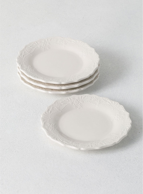 SNOWFLAKE SALAD PLATE