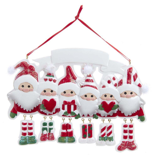 6 GNOME FAMILY ORN