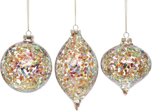 BALL SEQUIN ORN