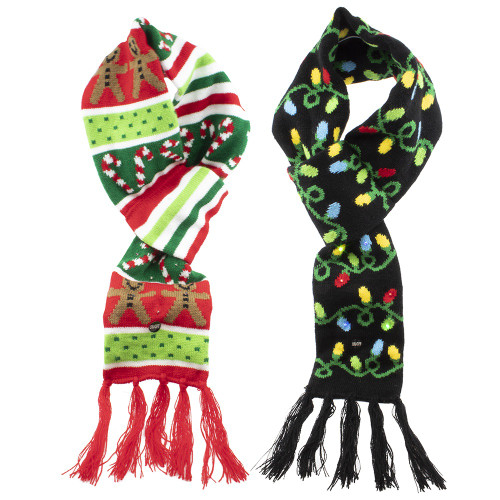 CHRISTMAS KNIT SCARF - C5552