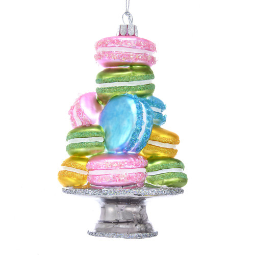 STACKED MACAROON ORN - NB1472