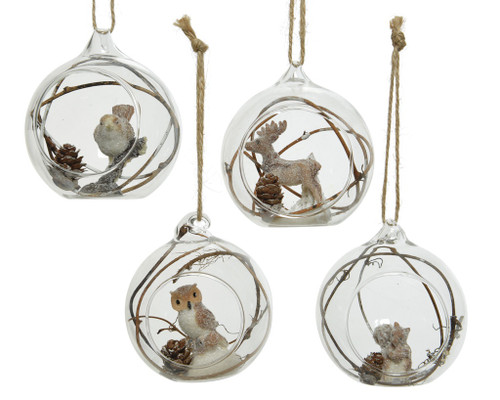 BAUBLE WITH ANIMAL AND  BRANCH - 534979