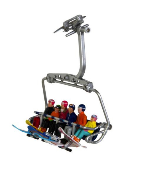 FIGURINES SITTING SNOWBOARD 6PC - JC54500