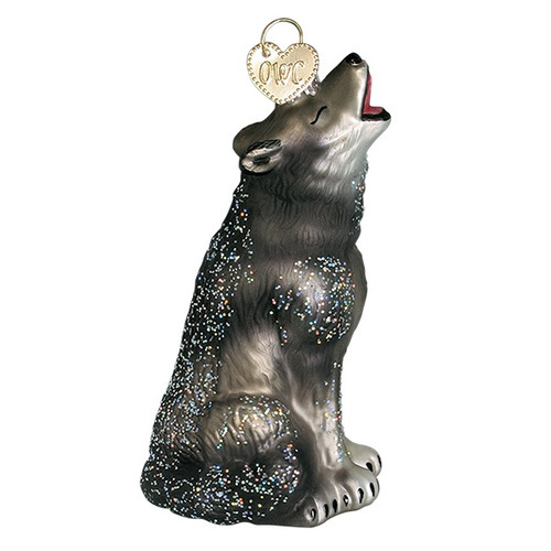 HOWLING WOLF ORNAMENT - 12163 HOWLING WOLF ORNAMENT - 12163