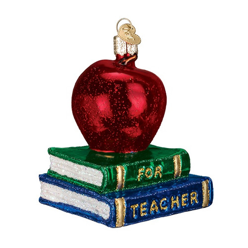 TEACHER'S APPLE ORNAMENT - 36128 TEACHER'S APPLE ORNAMENT - 36128