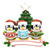 FAMILY OF 3 PENGUINS UGLY SWEATER ORNAMENT - OR1602-3