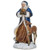 BLUE SANTA DEER FIGURE - 633342