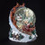 MUSICAL LED SWIRL SANTA OVER VILLAGE WATER GLOBE -134368