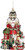 JEWELED NUTCRACKER ORN - RED/GREEN - 38-13448