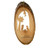 BARK SLICE NATIVITY WITH PALM ORNAMENT - B-11