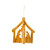 3D STABLE WITH NATIVITY ORNAMENT - 3DN-01