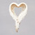 FEATHER HEART ORN - 130915