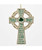 PORCELAIN IRISH CROSS ORN - J4102