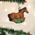 BROWN MUSTANG ORNAMENT - 12619
