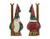SKIER TALL HAT SANTA 9" - S1018
