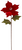 JEWELED POINSETTIA STEM 22" - 06-21188-RED
