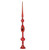 46" RED FINIAL CHRISTMAS TABLE PIECE - 133051