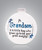 GRANDSON PRIDE GLASS ORNAMENT - 2372