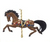 DARK BROWN CAROUSEL HORSE