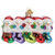 SNOW FAMILY OF 5 ORNAMENT - 24219