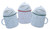 FAMILY OF 3 HOT CHOCOLATE WITH WHIP ORNAMENT - OR2260-3