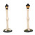 Set of 2 street lights for your Village display. Giant bones and tiny boned feet add a skeleton feel to your Village. This lighted accessory is hand-crafted, hand-painted, resin. Battery box included, 2 C batteries required.