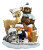 FAMILY OF 4 WOODLAND ANIMALS ORNAMENT - OR2019-4